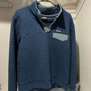 Patagonia Women's Organic Cotton Quilt Snap Pullover Used women’s size large.